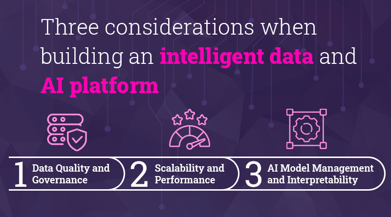 Three Considerations When Building an Intelligent Data and AI Platform